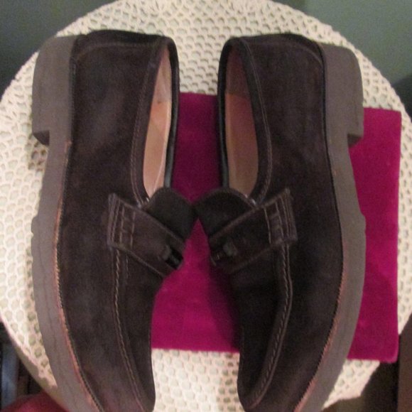 Vintage Chanel Suede Penny Loafers Size 6.5B Authentic - Picture 8 of 10